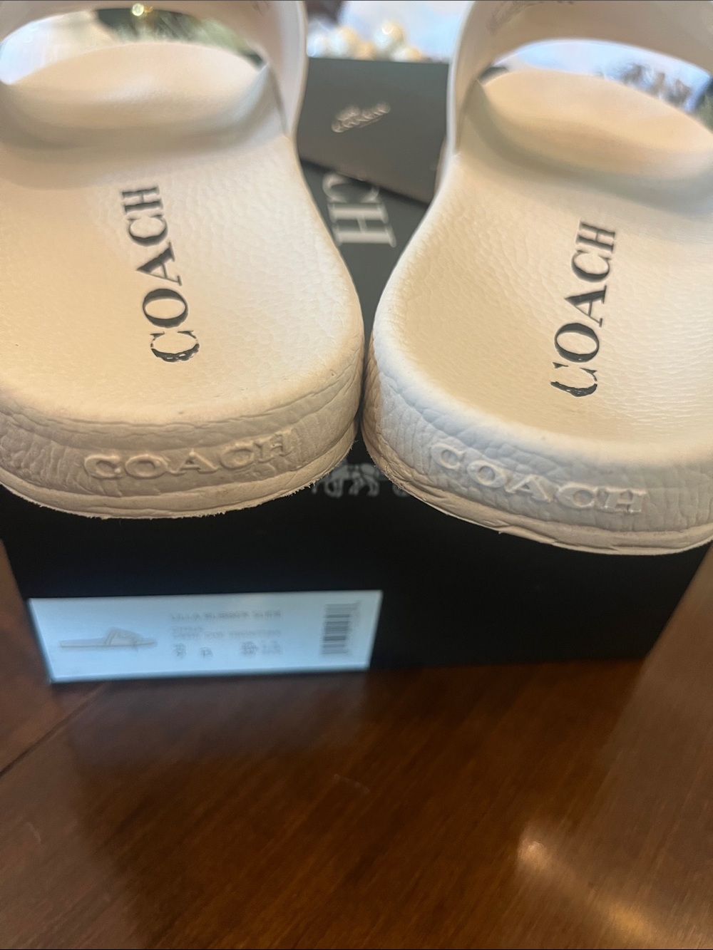 Coach Pillowy Ulla Slide Sandals EUC 9 - Picture 7 of 8